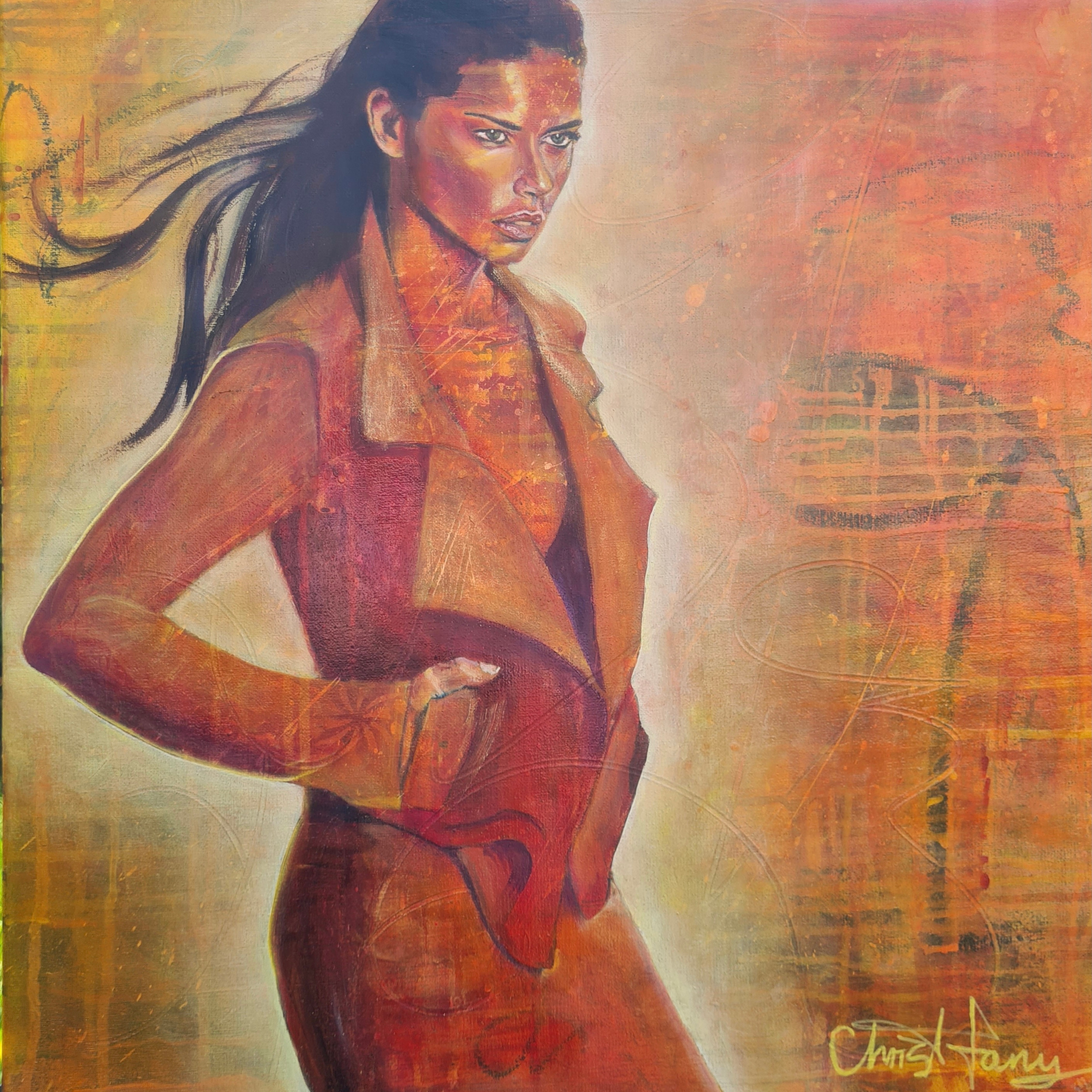 original oil paintings symbolizing focus on truth