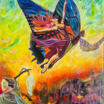 artful canvas symbolizing metamorphosis