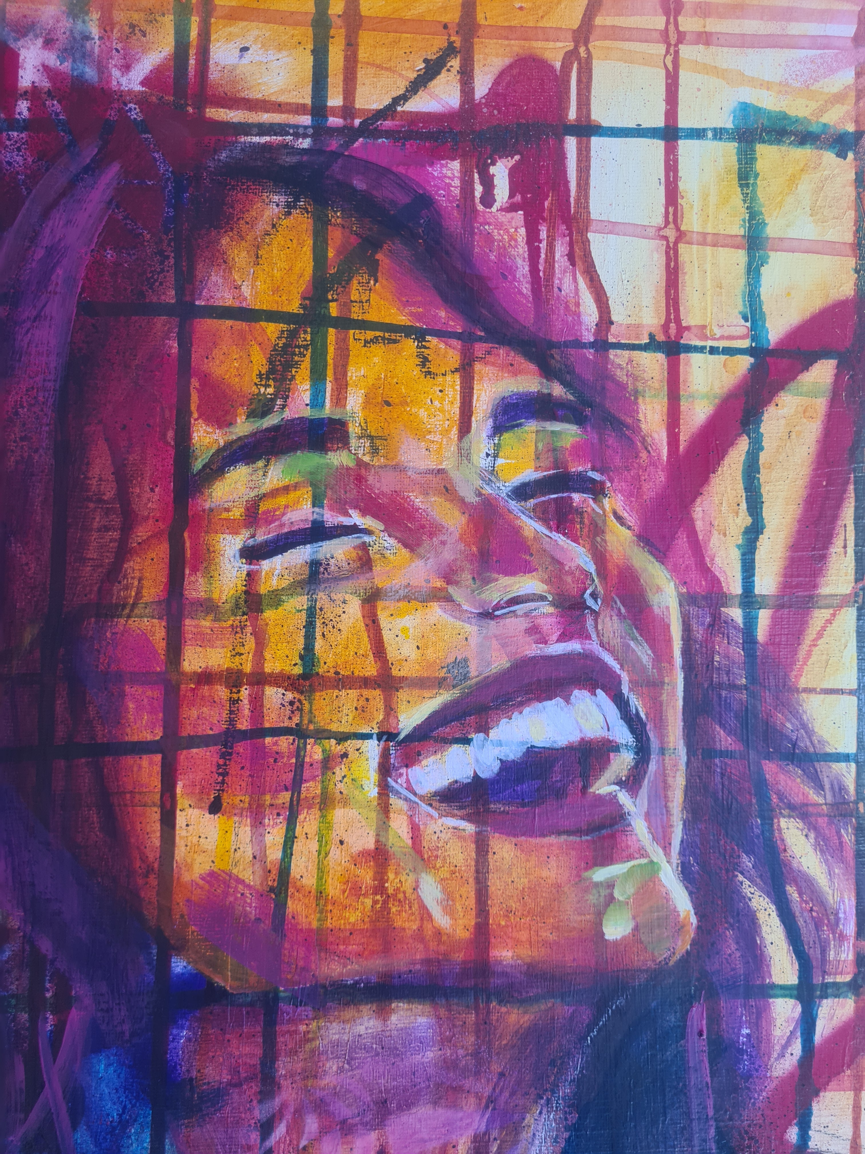 „Joy Belongs to You" – Originales Ölgemälde auf Leinwand | 100×80 cm | Christfany