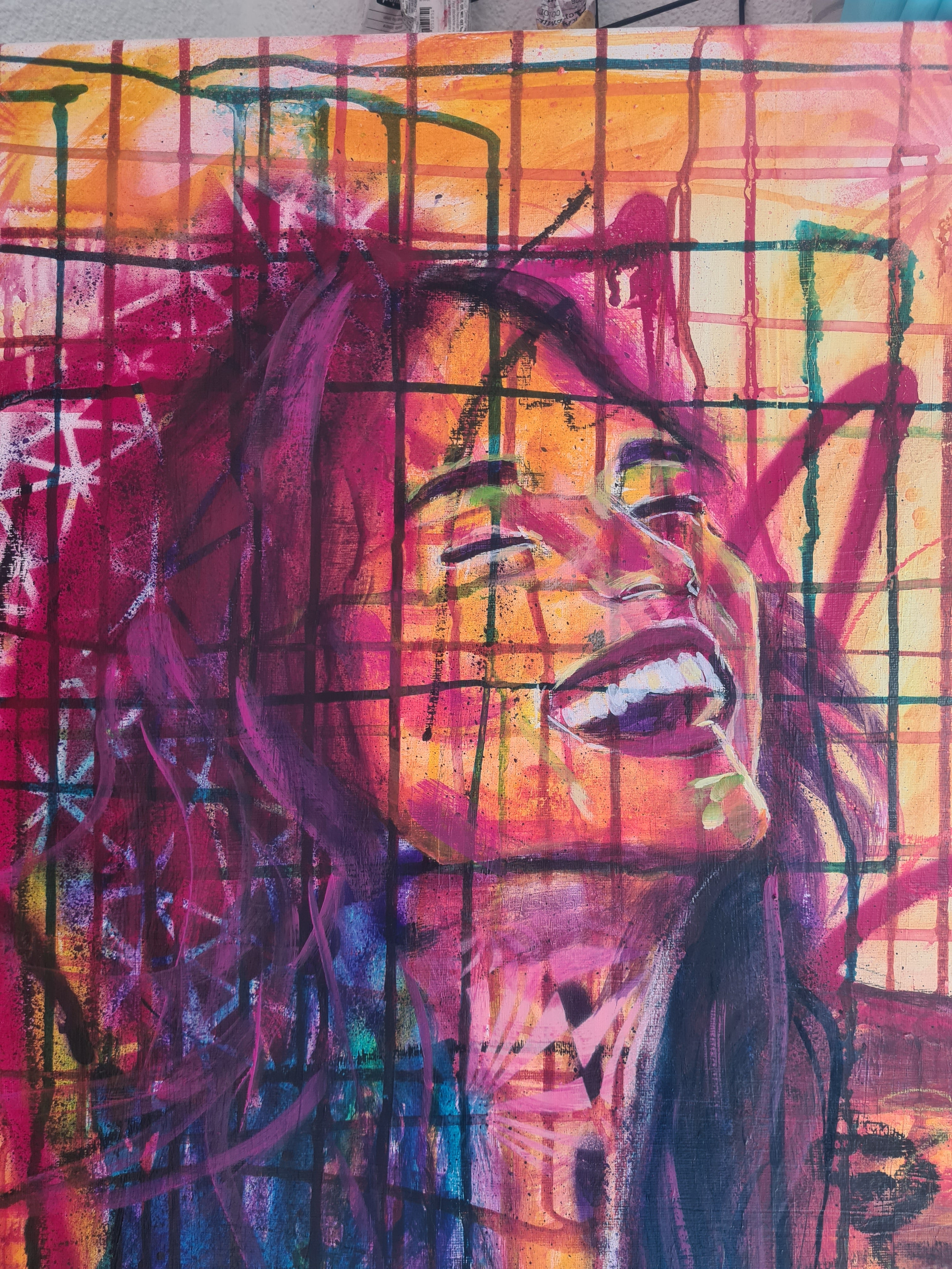 „Joy Belongs to You" – Originales Ölgemälde auf Leinwand | 100×80 cm | Christfany