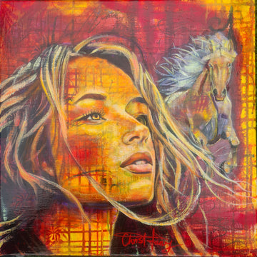 Free trusting Mind   Original oil painting wall Art
