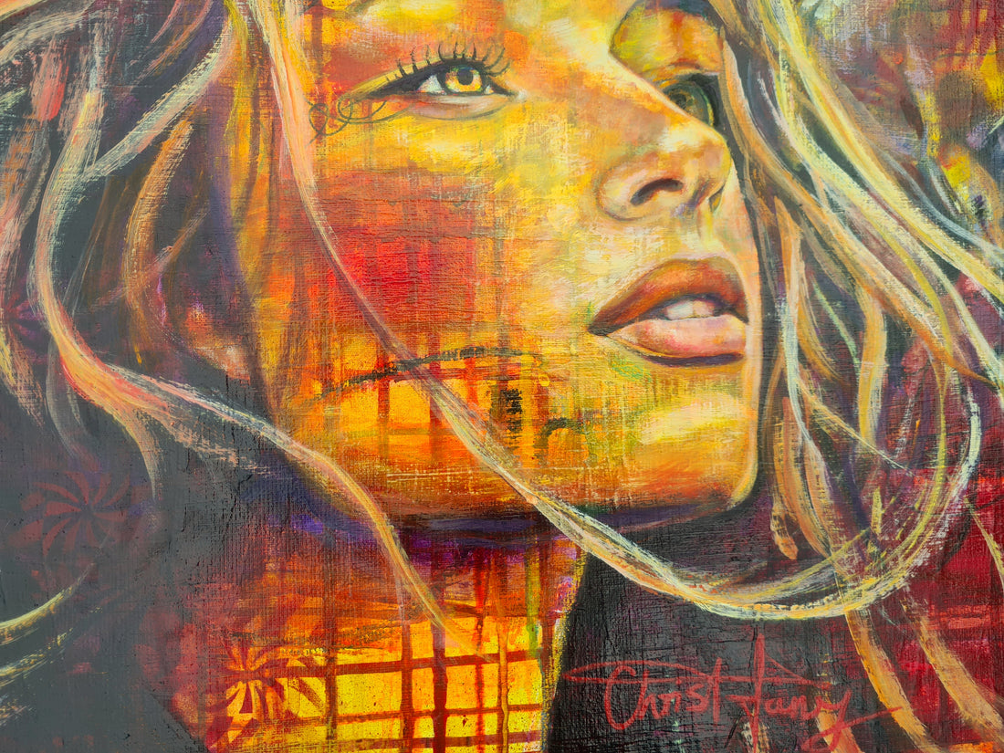 Free trusting Mind   Original oil painting wall Art