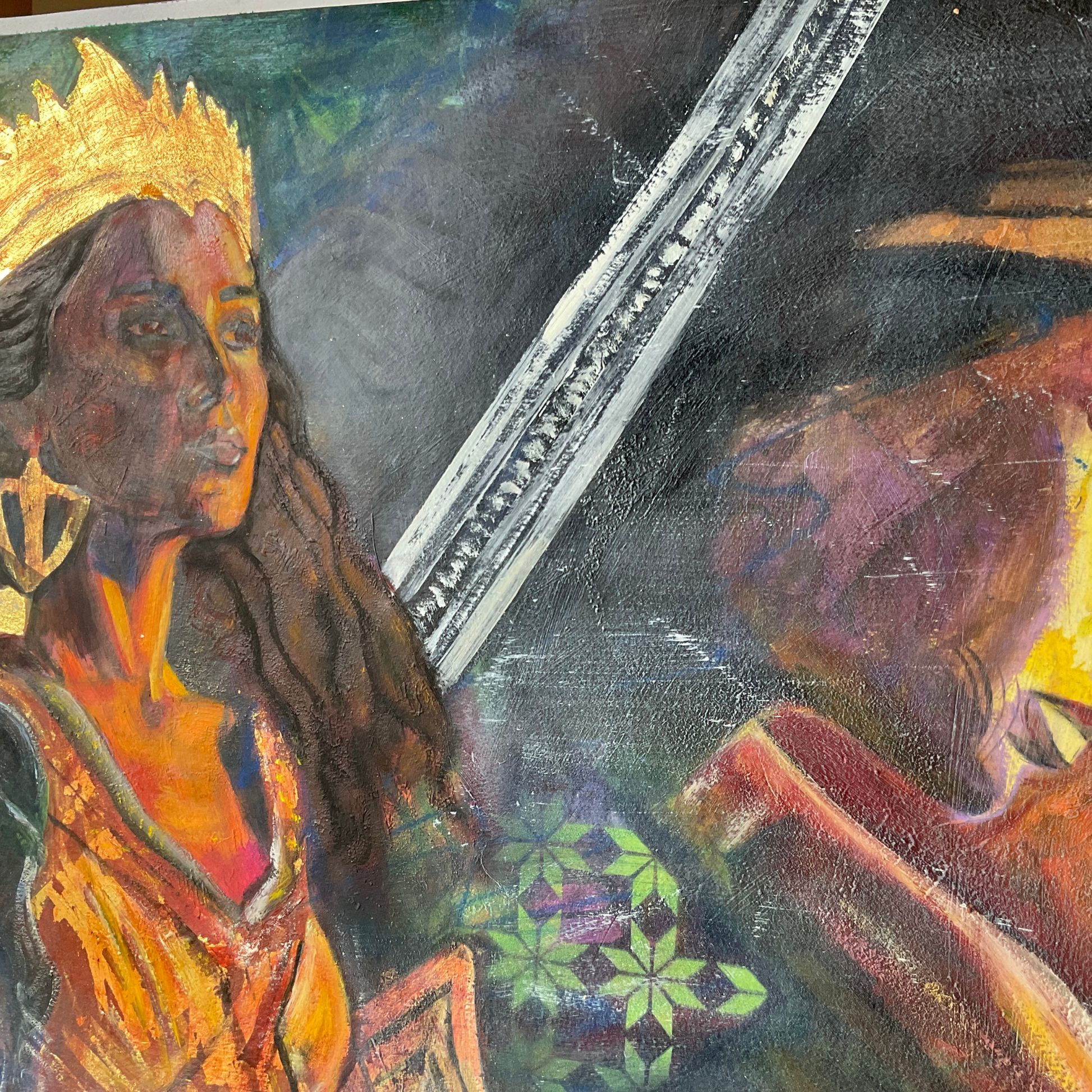 artist's work displaying a queen