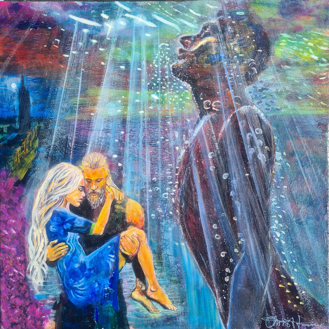 wall art canvas symbolizing dream of rescue