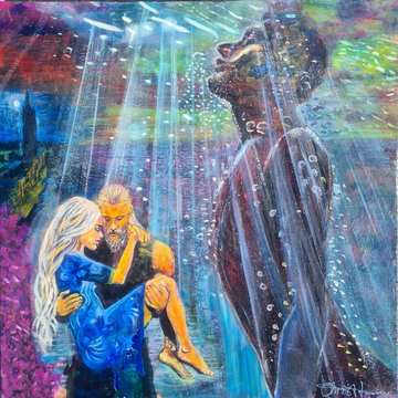 wall art canvas symbolizing dream of rescue