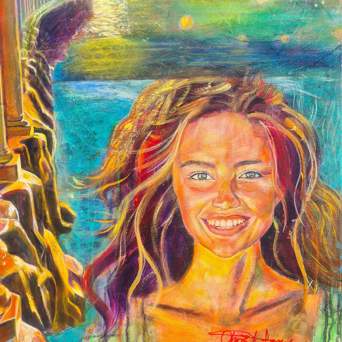wall art canvas symbolizing joyful anticipation