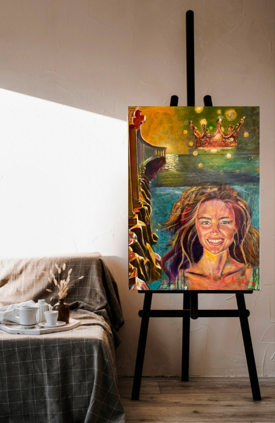 wall art canvas symbolizing joyful anticipation