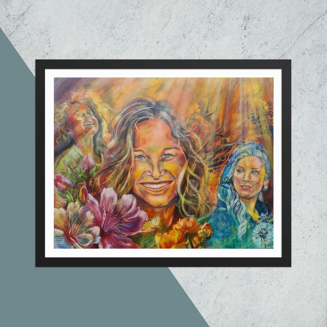 framed wall art symbolizing fulfilled life