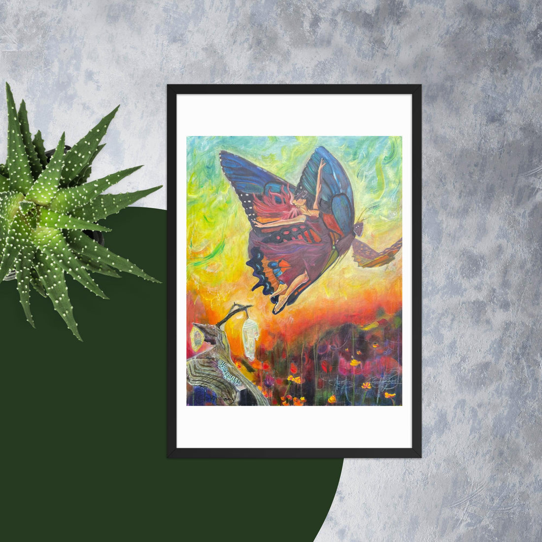 colorful art symbolizing metamorphosis