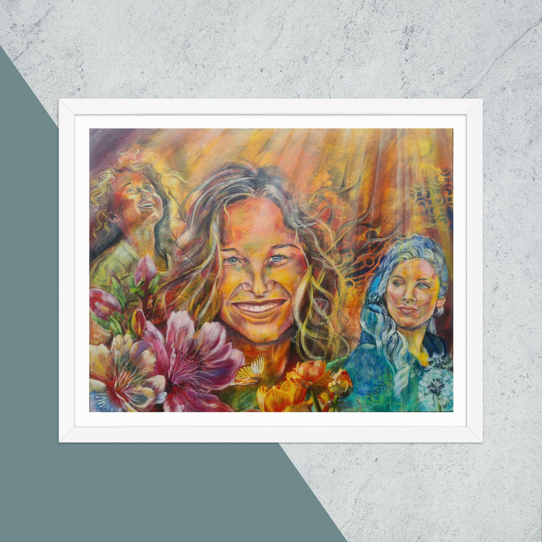 framed wall art symbolizing fulfilled life